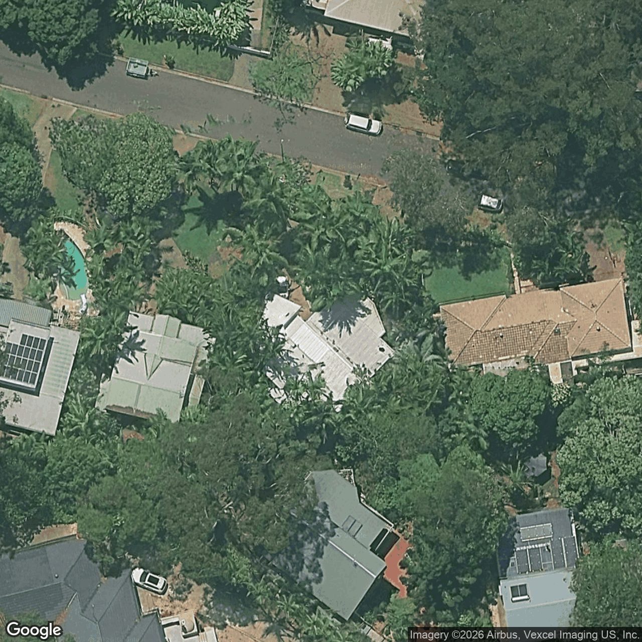 Aerial view of 6 Fernleigh Court, Currumbin QLD 4223
