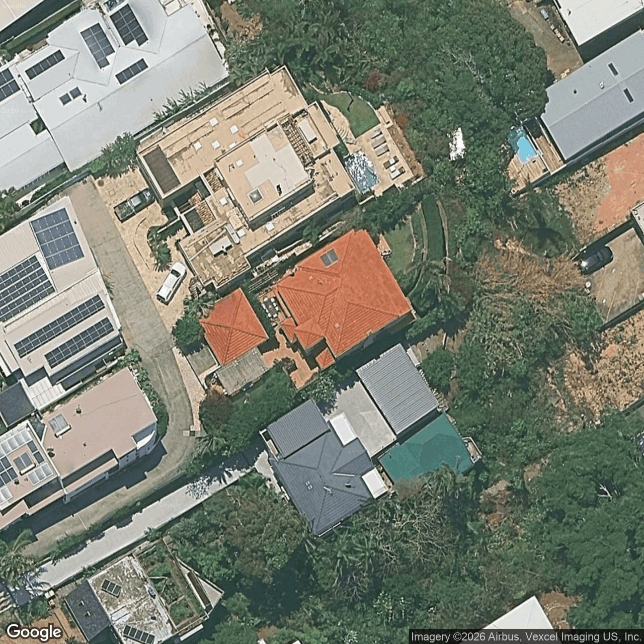 Aerial view of 65A Woodgee Street, Currumbin QLD 4223
