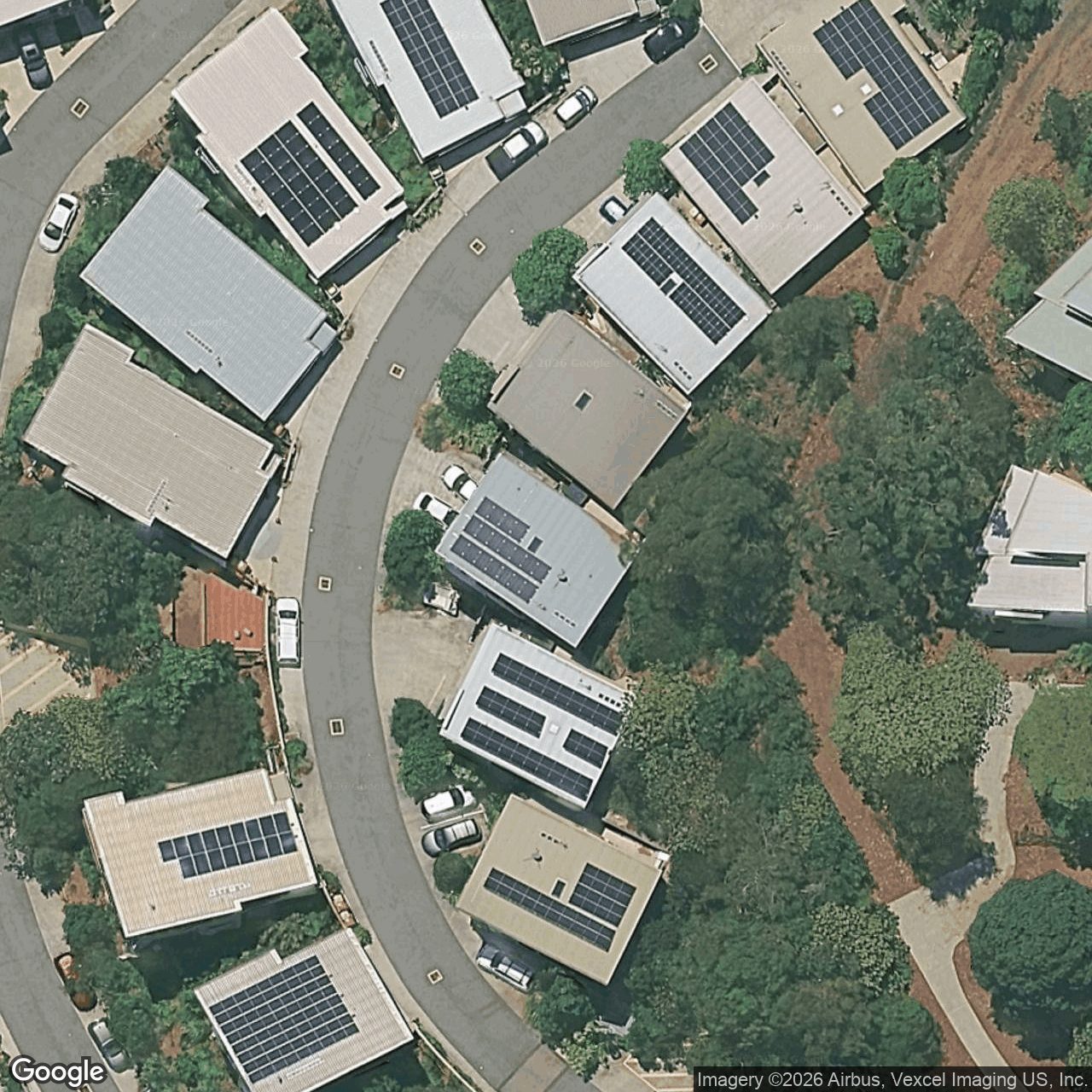 Aerial view of 23 Highview Court, Currumbin QLD 4223