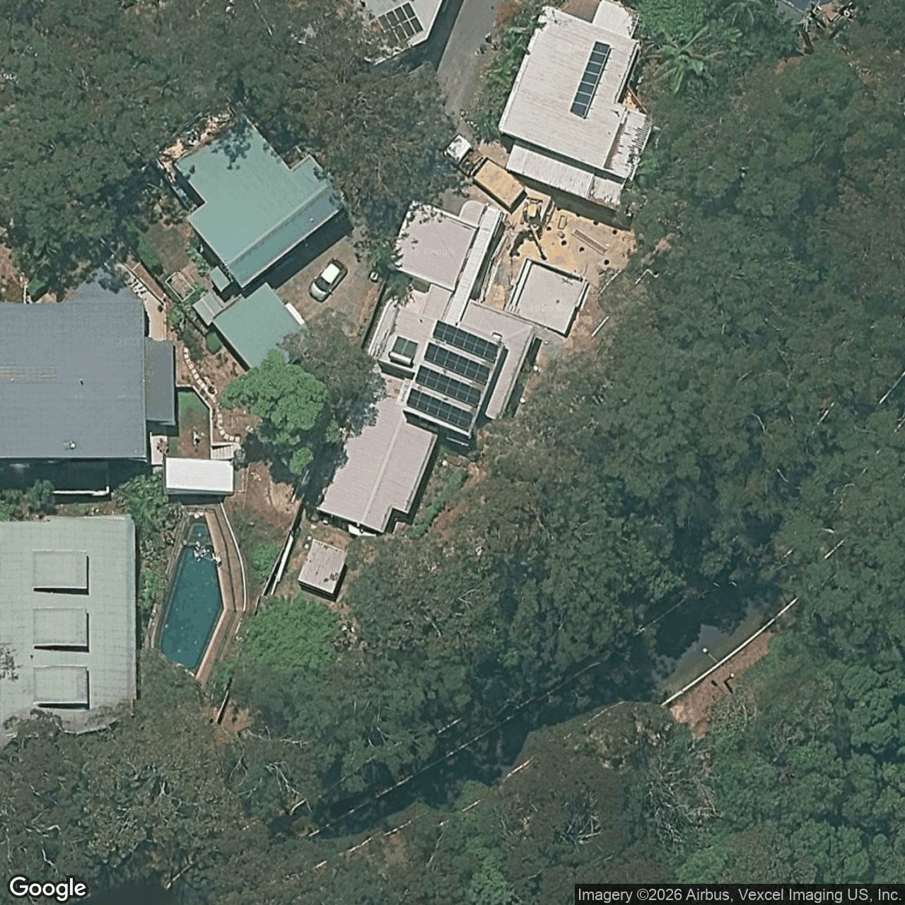 Aerial view of 31A Panorama Drive, Currumbin QLD 4223
