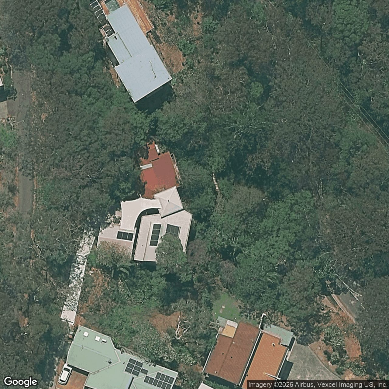 Aerial view of 66 Woodgee Street, Currumbin QLD 4223