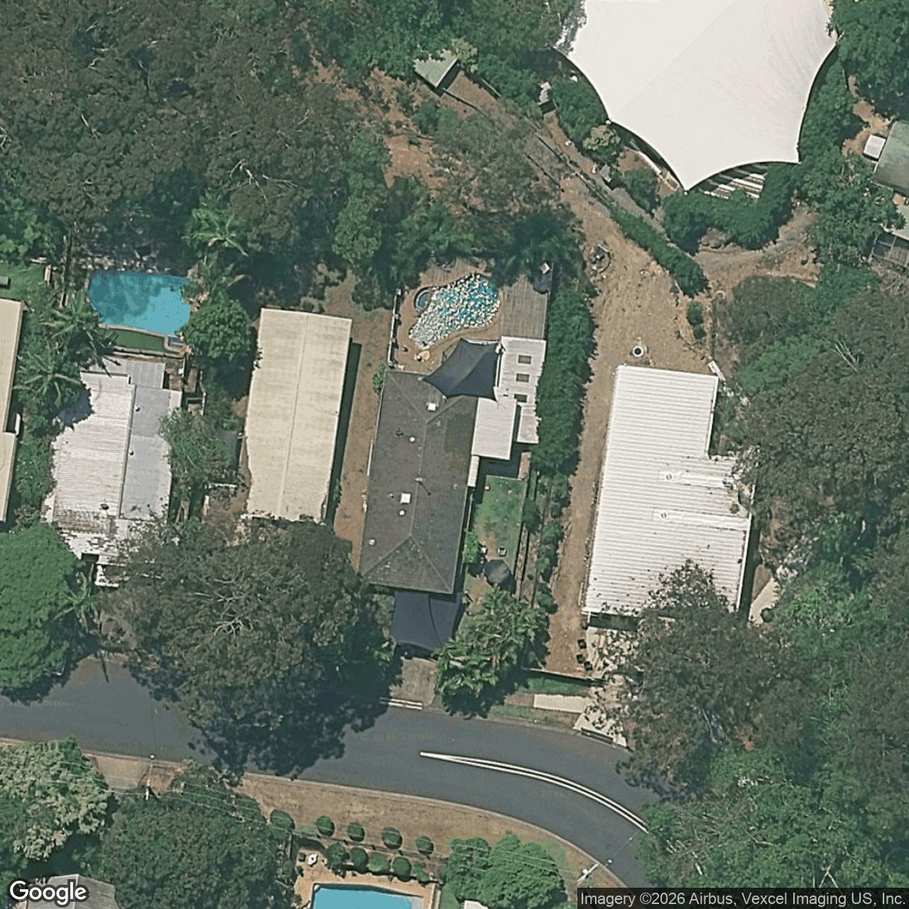 Aerial view of 1 Crest Drive, Currumbin QLD 4223