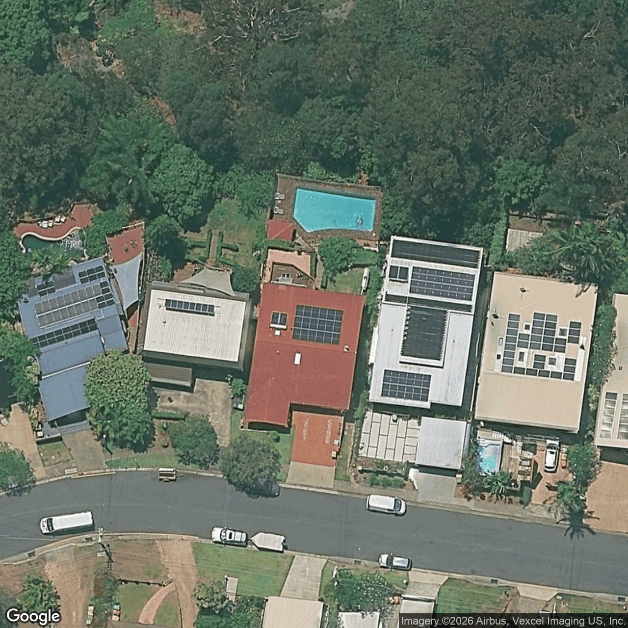 Aerial view of 13 Crest Drive, Currumbin QLD 4223