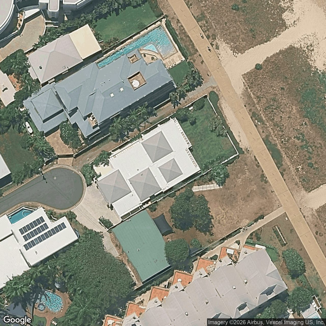 Aerial view of 2 Fenton Place, Currumbin QLD 4223