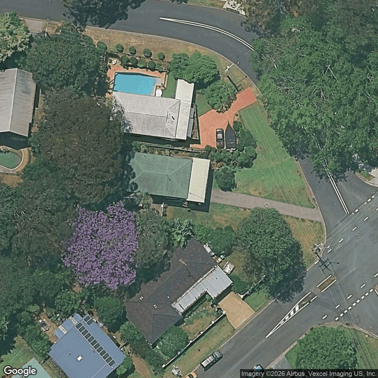 Aerial view of 2A Crest Drive, Currumbin QLD 4223