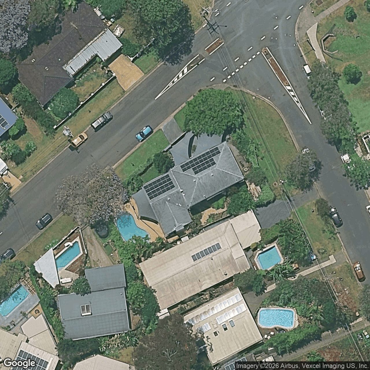 Aerial view of 2 Domain Road, Currumbin QLD 4223