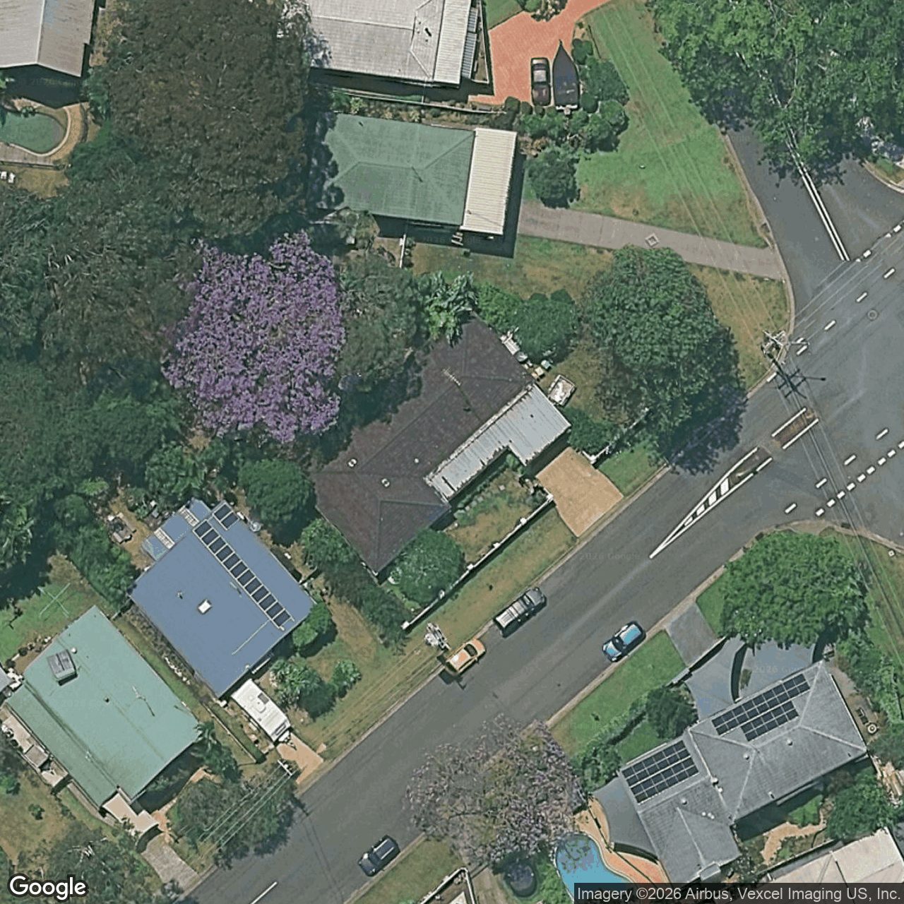 Aerial view of 1 Domain Road, Currumbin QLD 4223