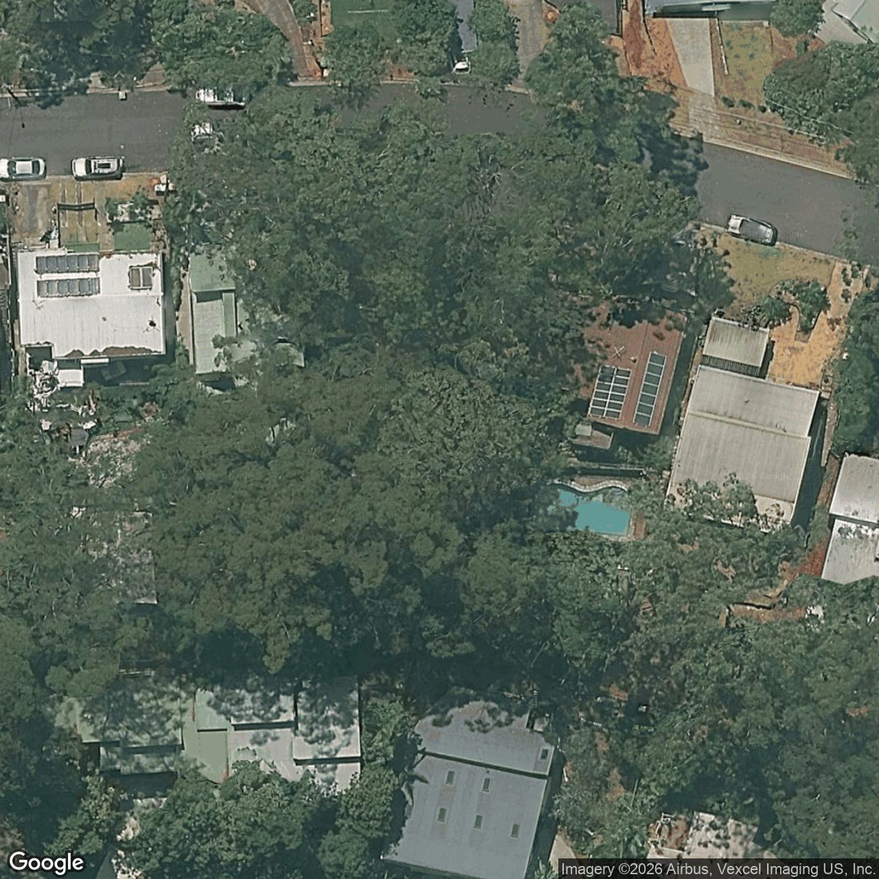 Aerial view of 28 Domain Road, Currumbin QLD 4223