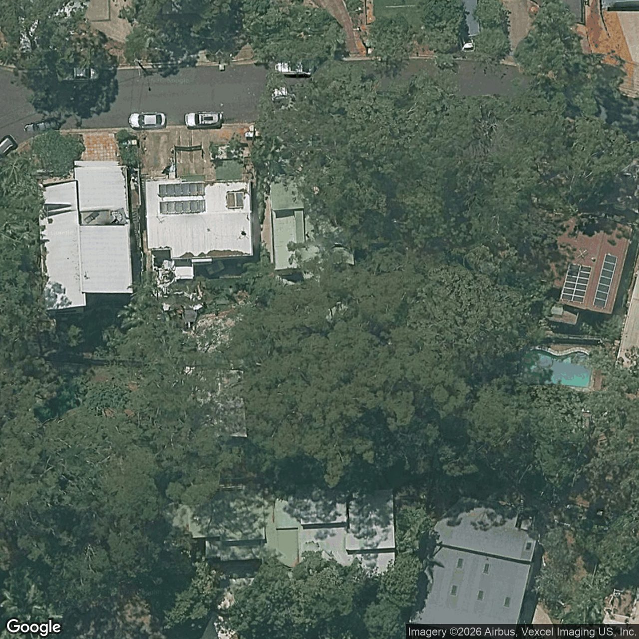 Aerial view of 30 Domain Road, Currumbin QLD 4223
