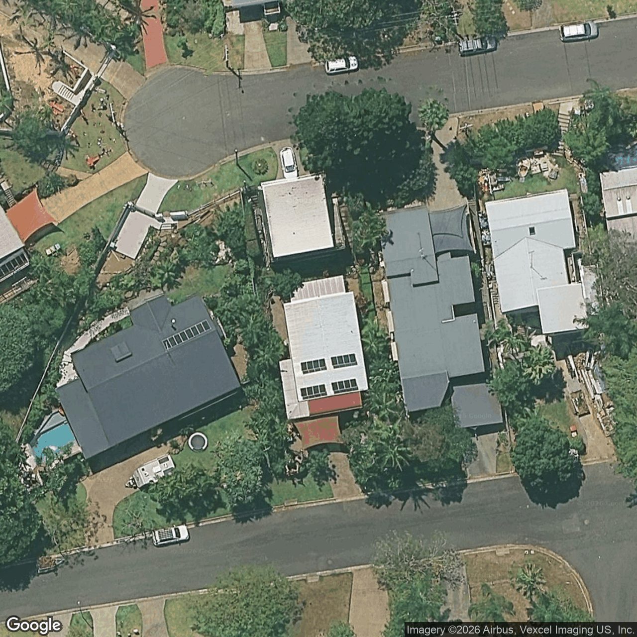 Aerial view of 57 Blamey Drive, Currumbin QLD 4223