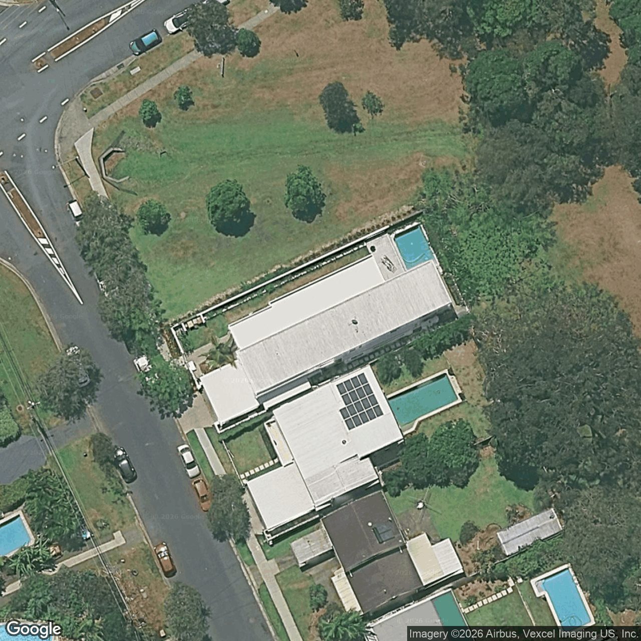 Aerial view of 25 Carlyle Drive, Currumbin QLD 4223