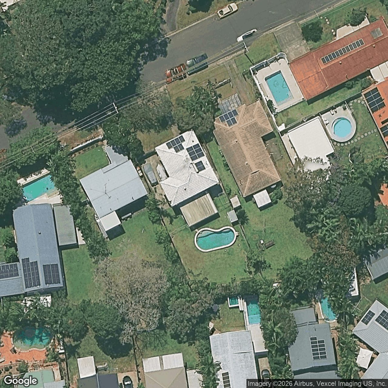 Aerial view of 6 Walsh Street, Currumbin QLD 4223