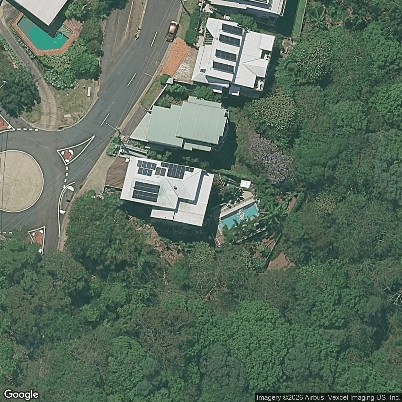 Aerial view of 53 Crest Drive, Currumbin QLD 4223