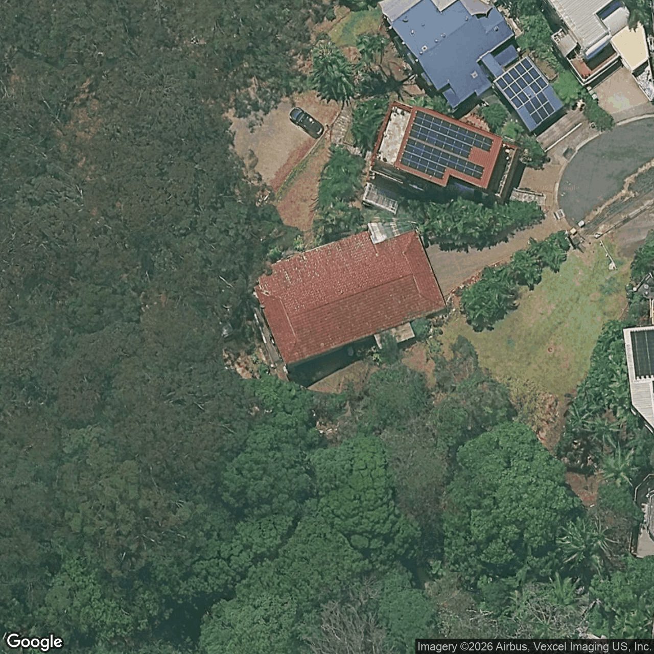 Aerial view of 24 Ocean Grove, Currumbin QLD 4223