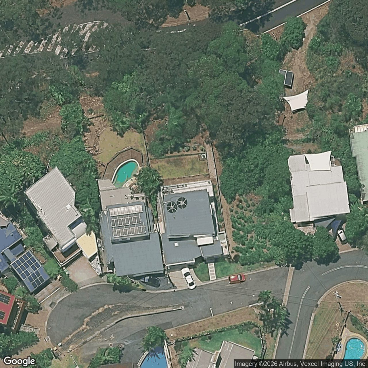 Aerial view of 19 Ocean Grove, Currumbin QLD 4223