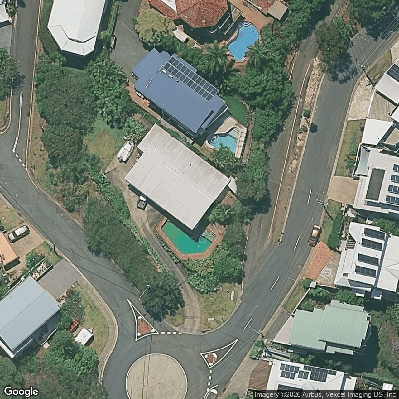 Aerial view of 56 Crest Drive, Currumbin QLD 4223