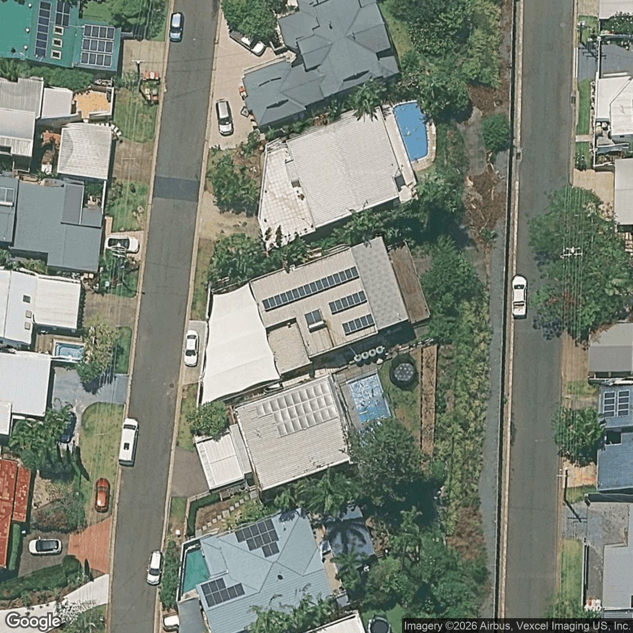 Aerial view of 9 Pall Mall Avenue, Currumbin QLD 4223