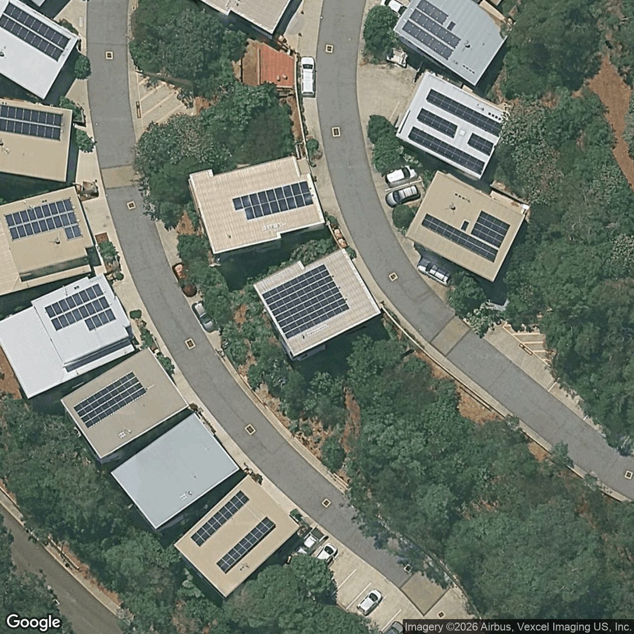 Aerial view of 18 Highview Court, Currumbin QLD 4223