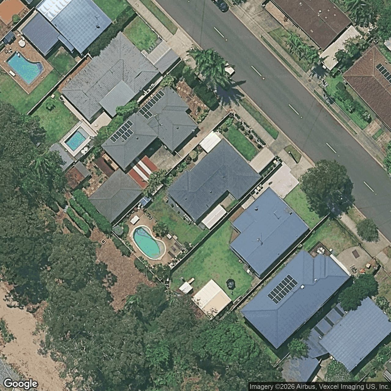 Aerial view of 49 Mitchell Avenue, Currumbin QLD 4223