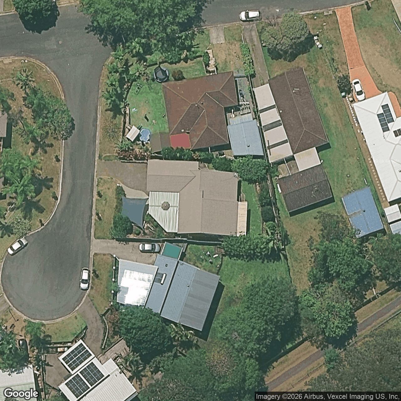 Aerial view of 4 Marma Court, Currumbin QLD 4223