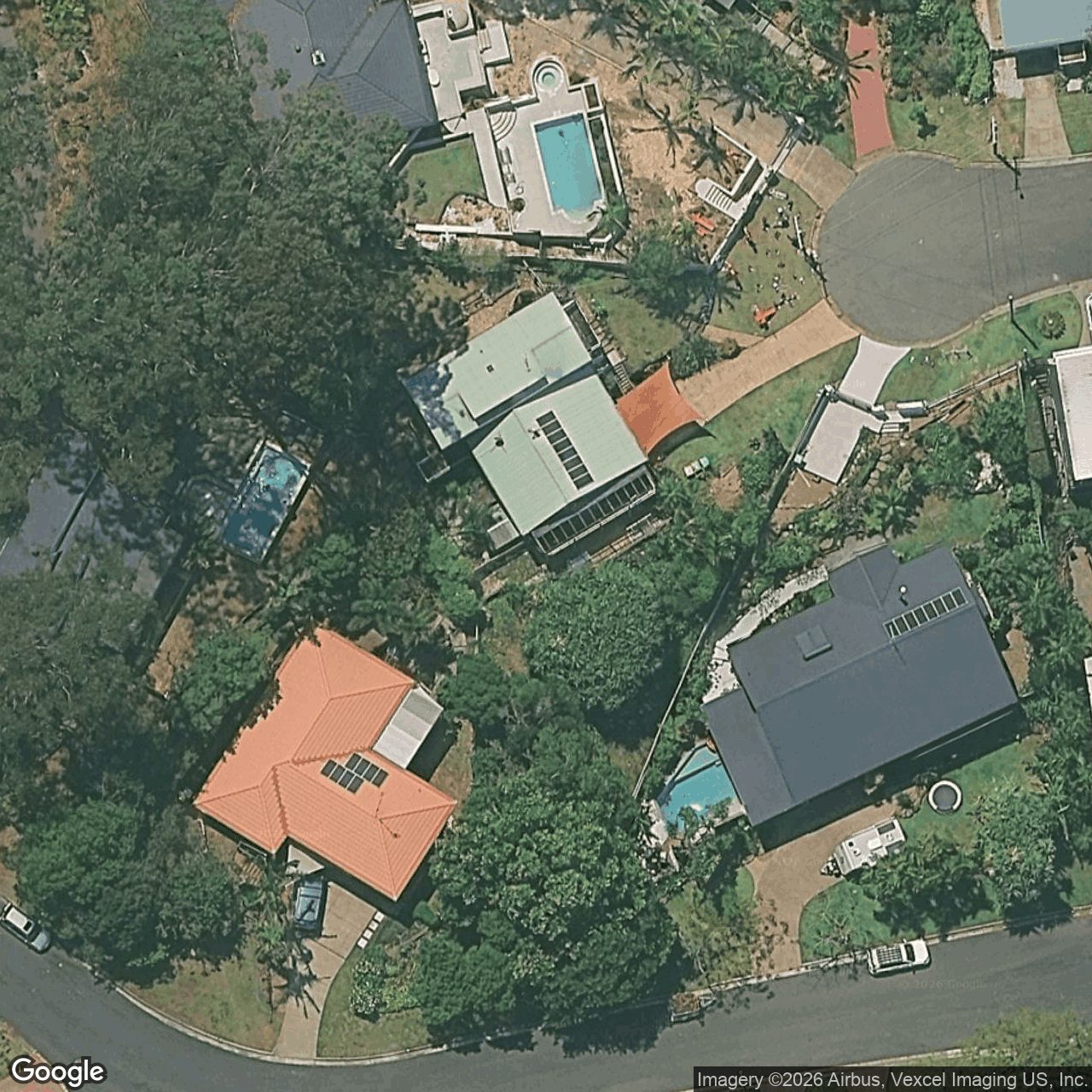 Aerial view of 24 Regent Street, Currumbin QLD 4223