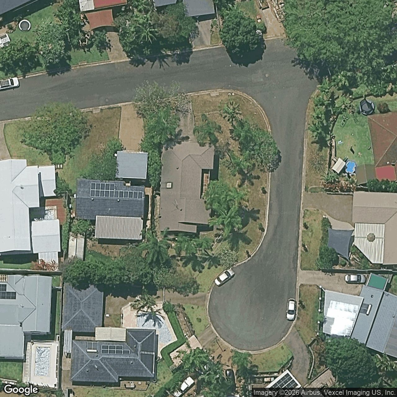 Aerial view of 70 Blamey Drive, Currumbin QLD 4223
