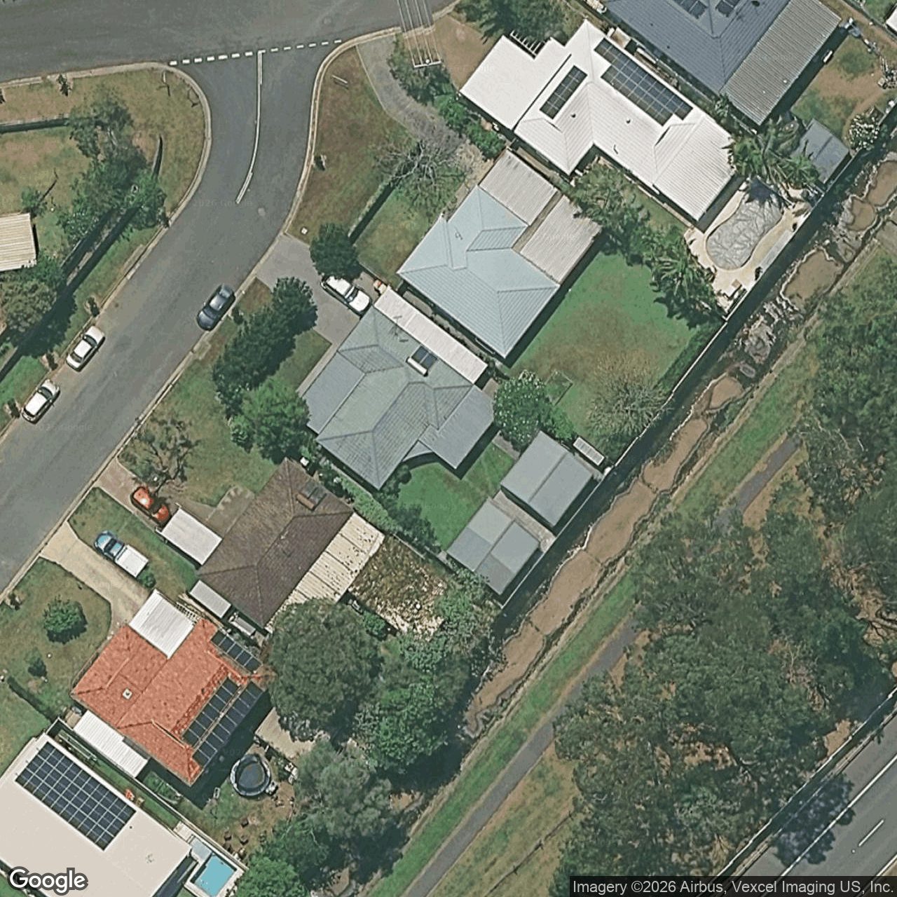 Aerial view of 56 Blamey Drive, Currumbin QLD 4223