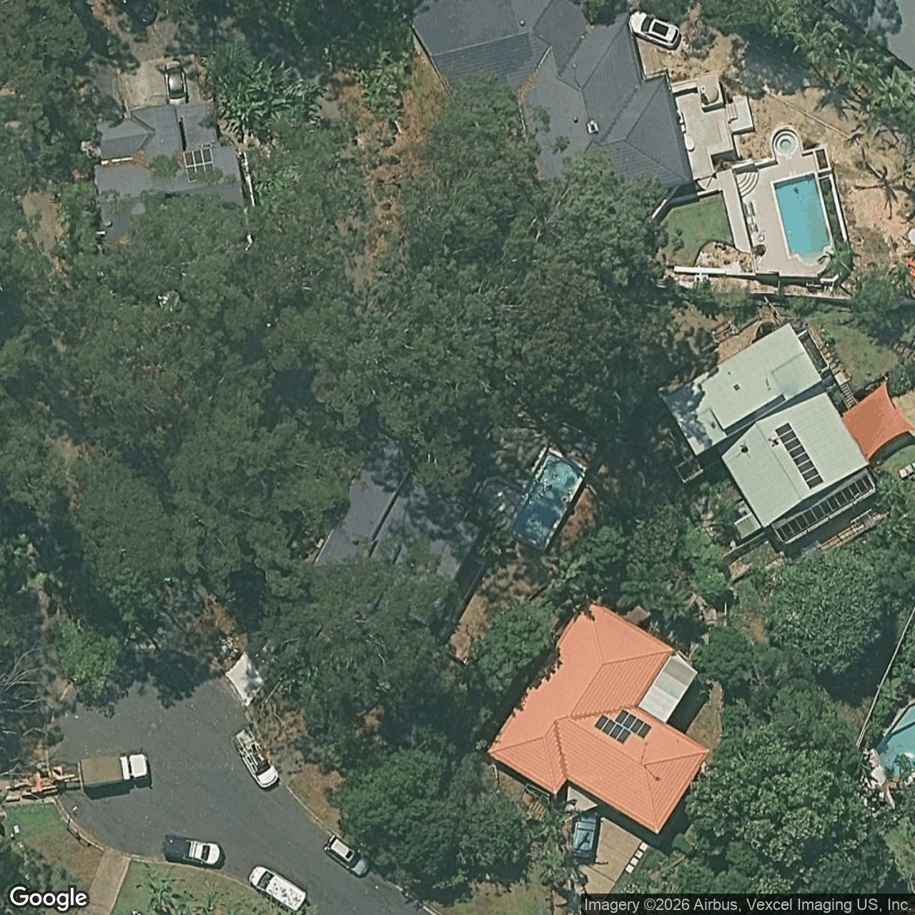 Aerial view of 63 Blamey Drive, Currumbin QLD 4223