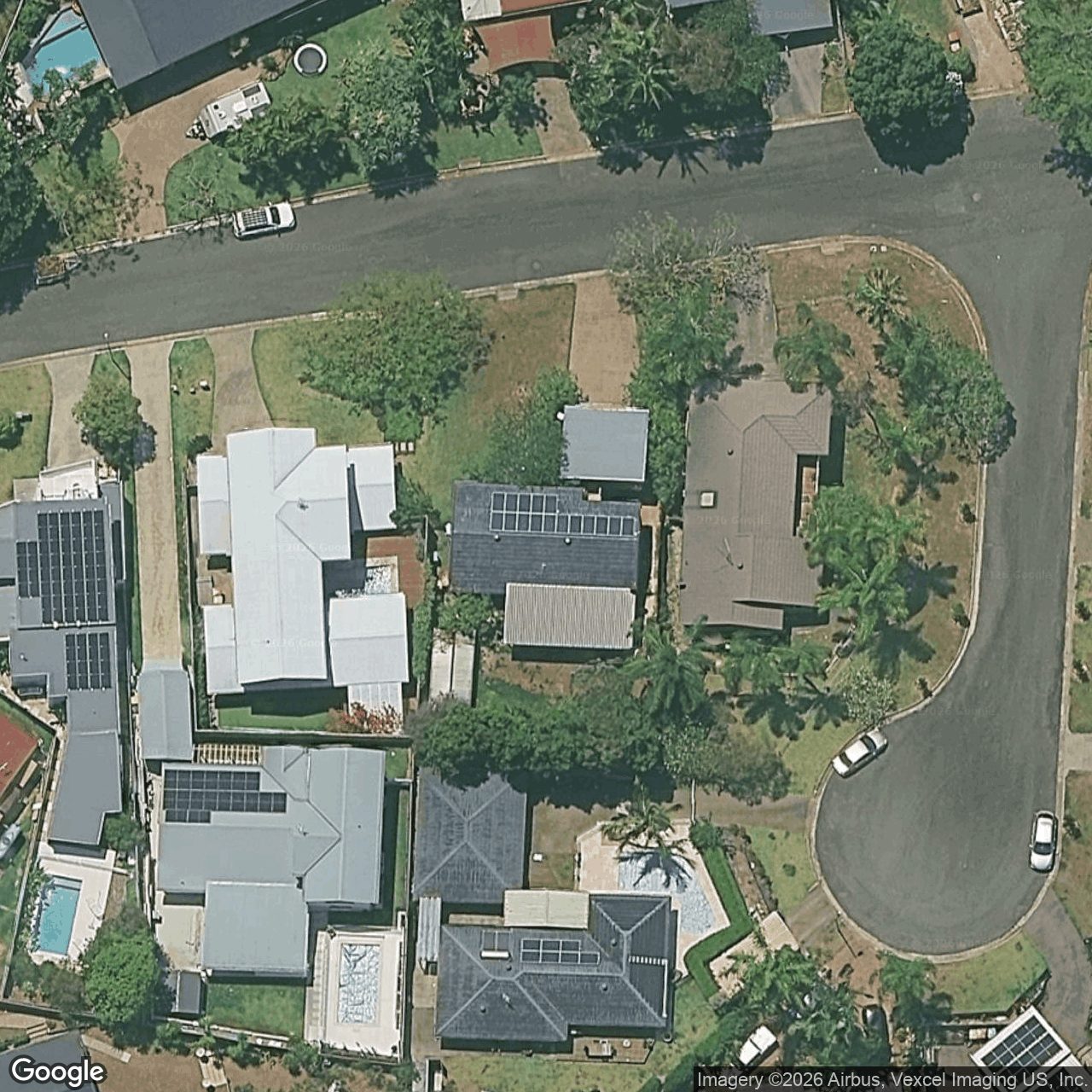 Aerial view of 72 Blamey Drive, Currumbin QLD 4223