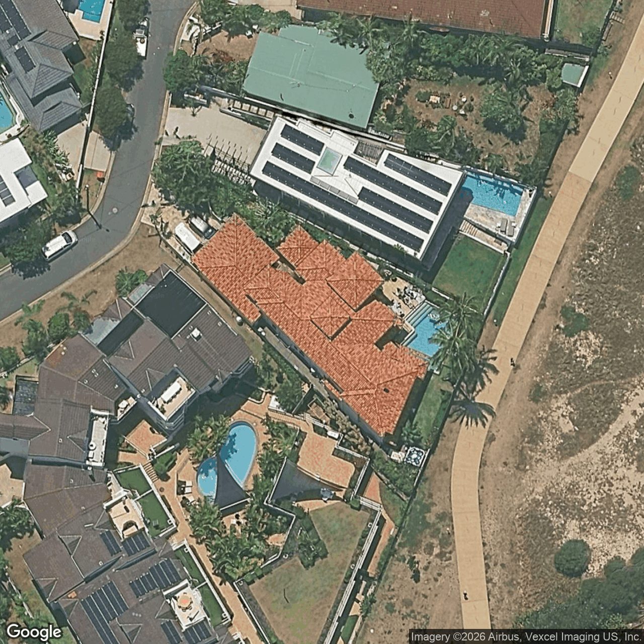 Aerial view of 6 Darwalla Avenue, Currumbin QLD 4223
