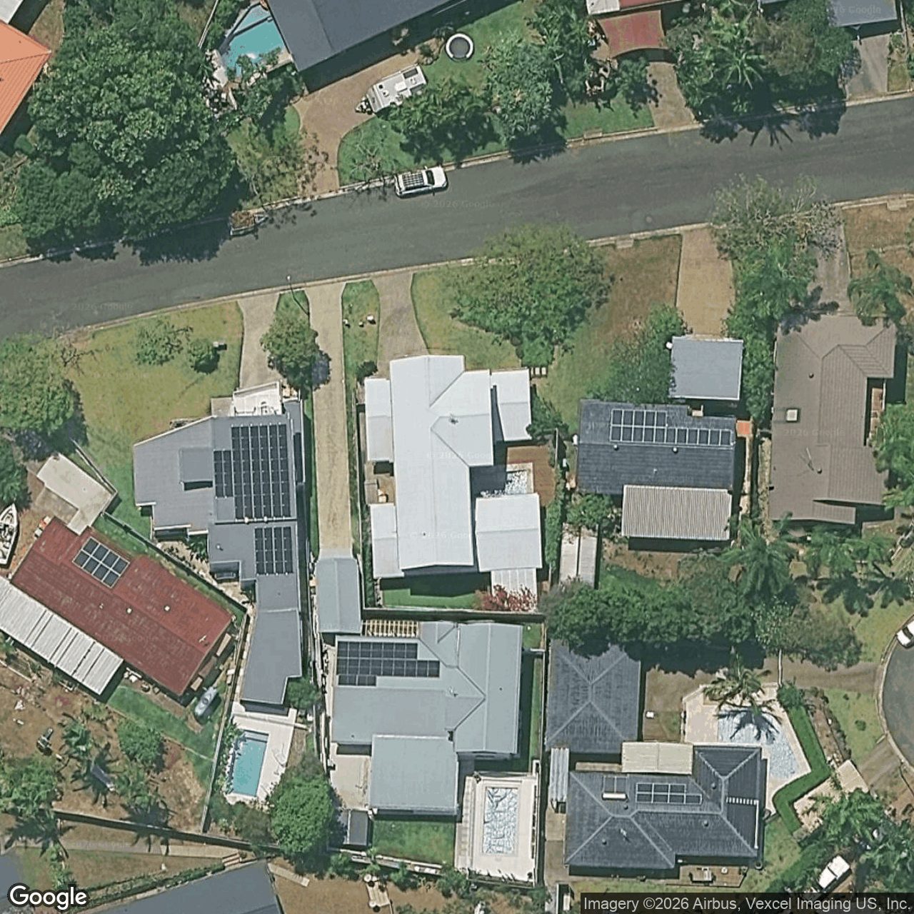 Aerial view of 74 Blamey Drive, Currumbin QLD 4223