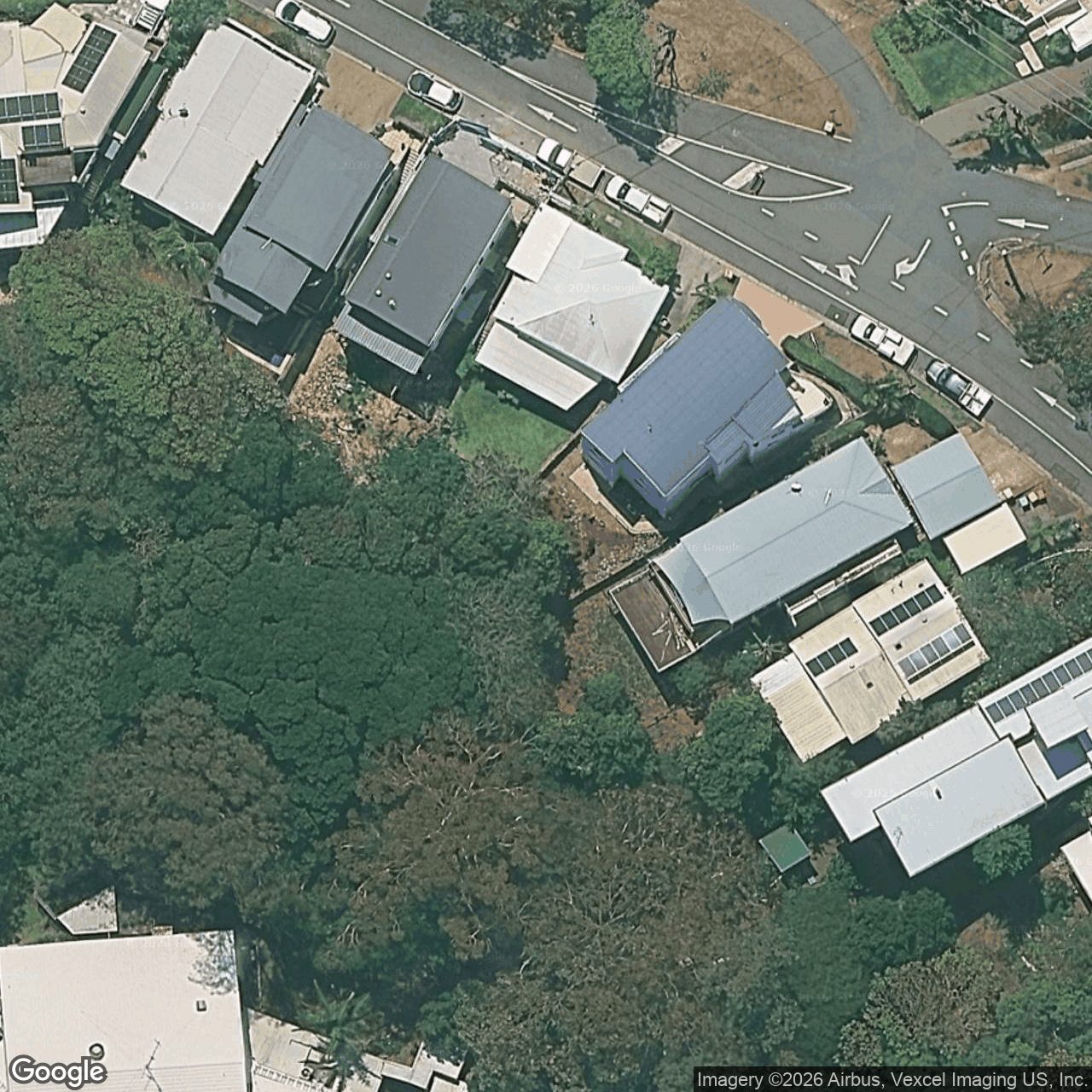Aerial view of 46 Woodgee Street, Currumbin QLD 4223