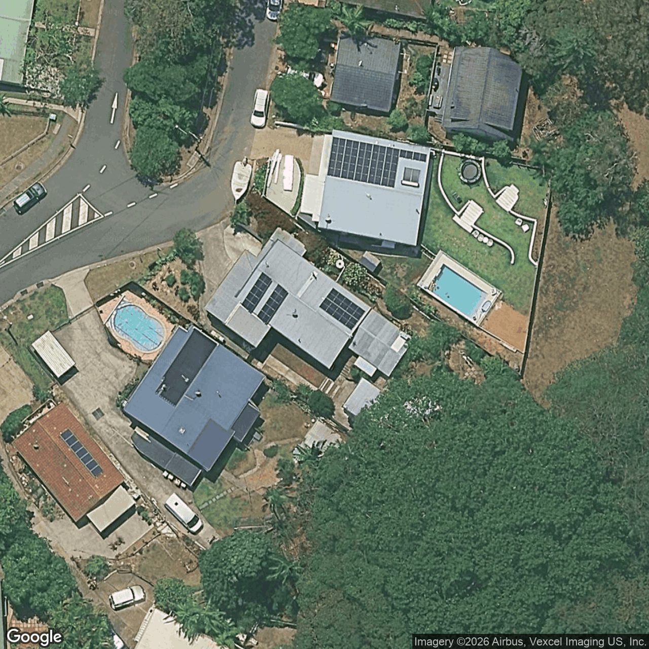 Aerial view of 24 Westview Road, Currumbin QLD 4223