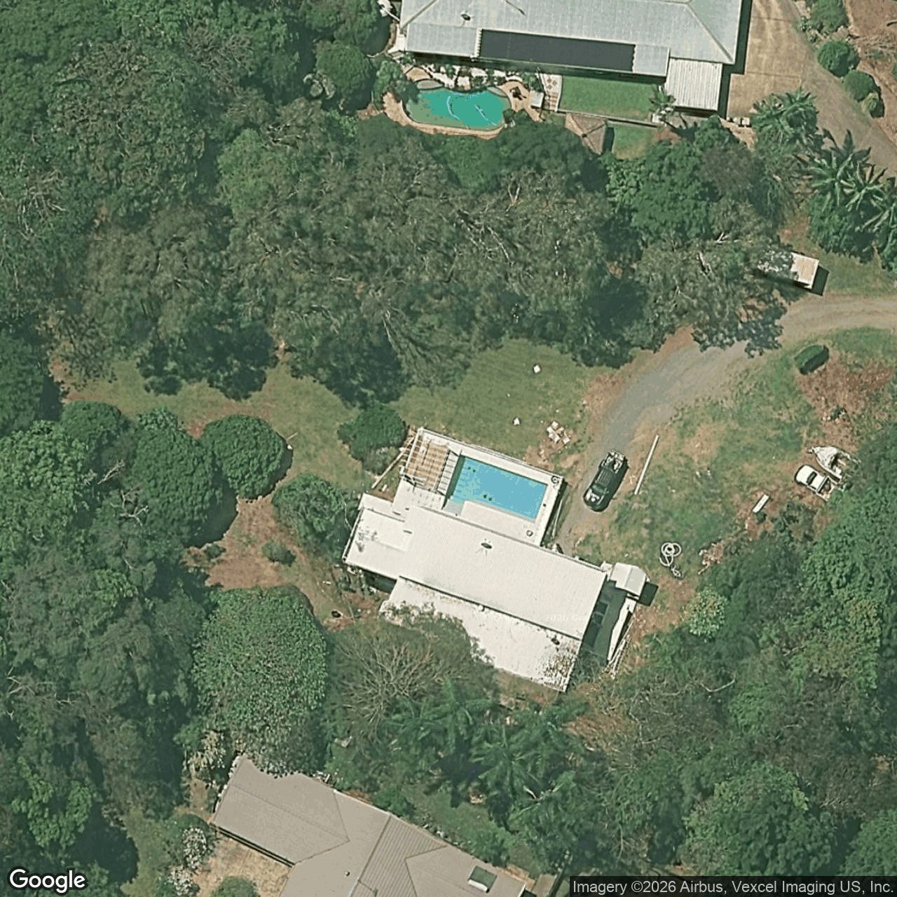 Aerial view of 588 Currumbin Creek Road, Currumbin Valley QLD 4223