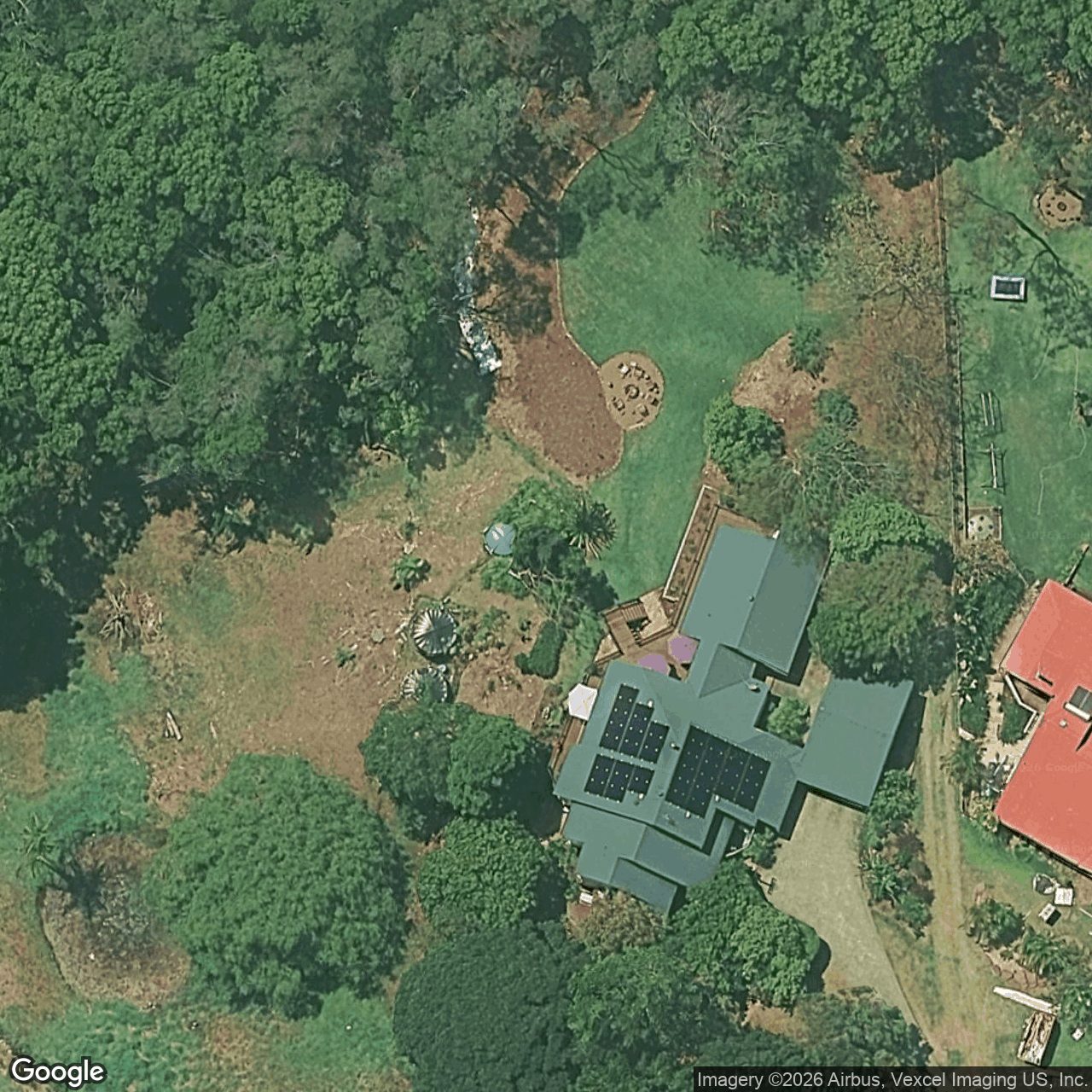 Aerial view of 12 Blue Wren Court, Currumbin Valley QLD 4223