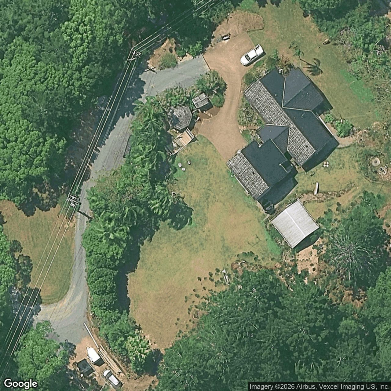 Aerial view of 761 Currumbin Creek Road, Currumbin Valley QLD 4223