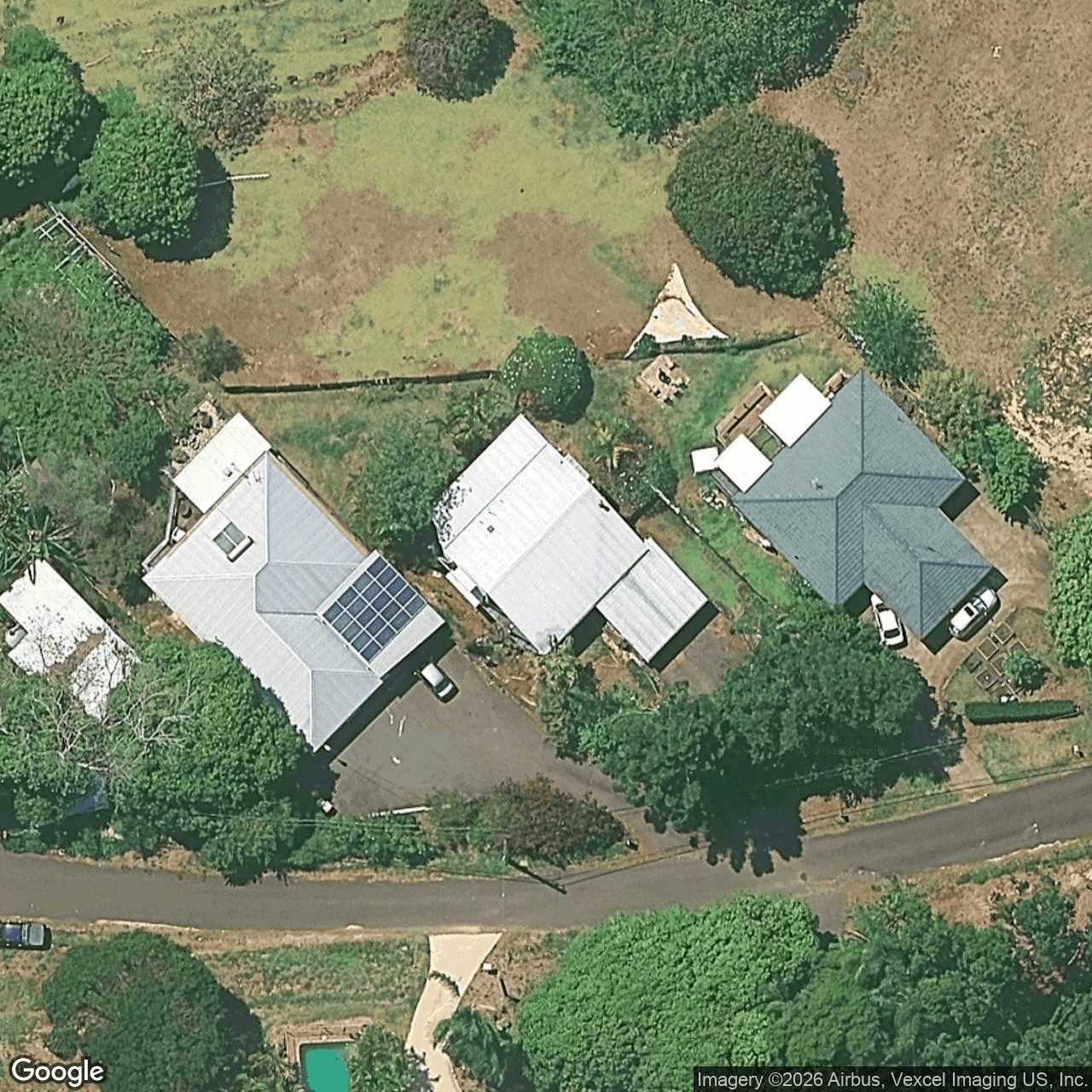 Aerial view of 400 Piggabeen Road, Currumbin Valley QLD 4223