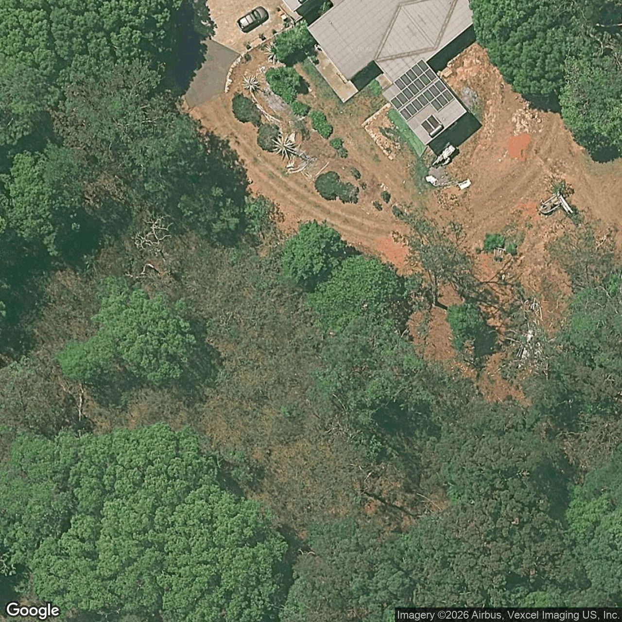 Aerial view of 34 Tomewin Mountain Road, Currumbin Valley QLD 4223