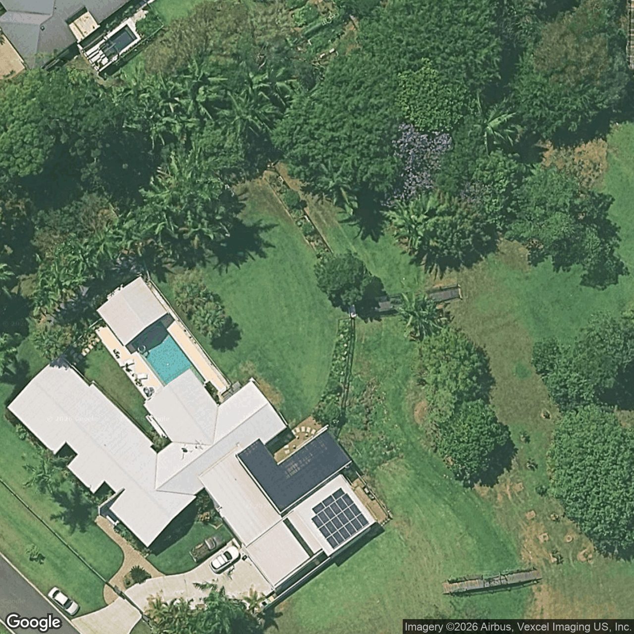 Aerial view of 100 Aqua Promenade, Currumbin Valley QLD 4223