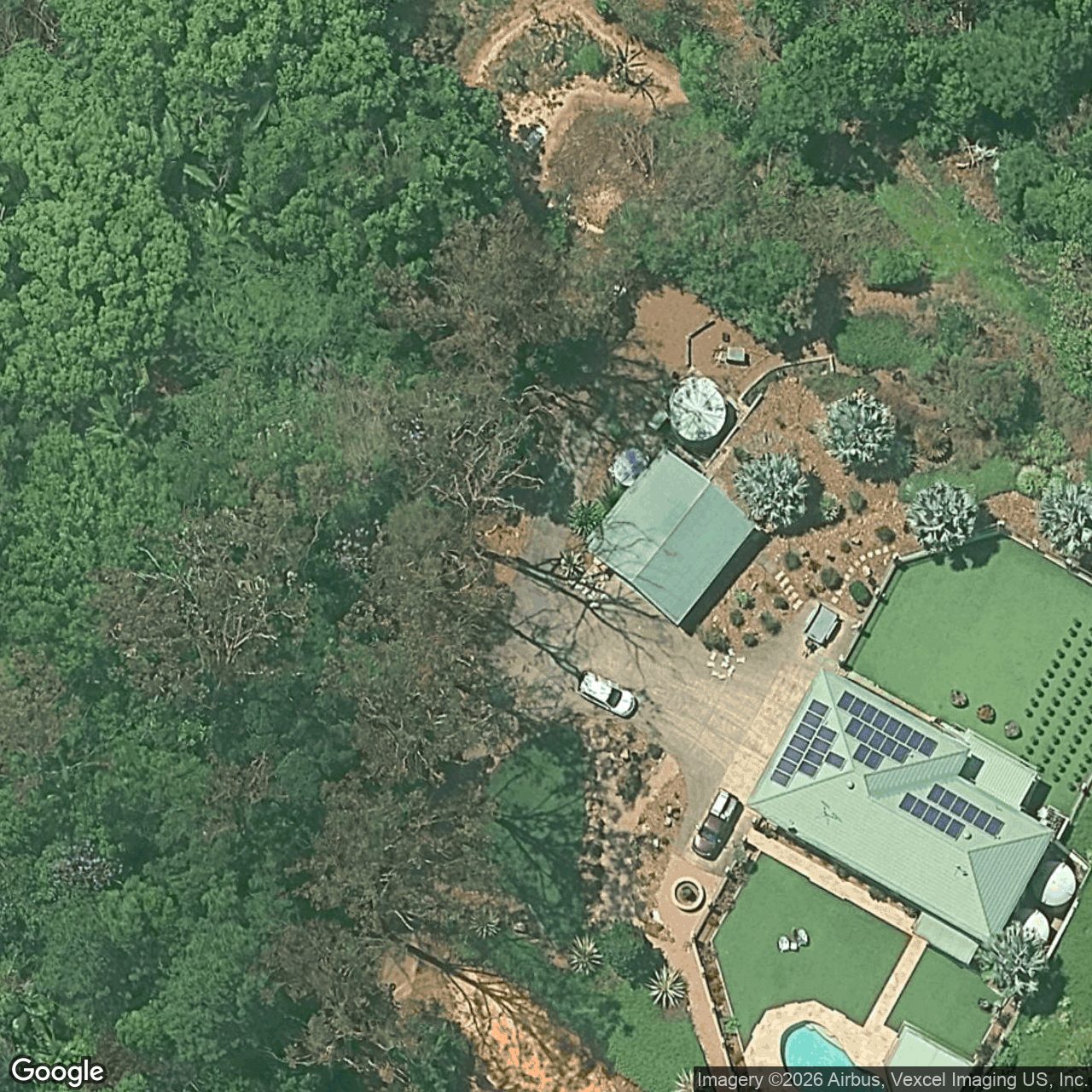 Aerial view of 875 Currumbin Creek Road, Currumbin Valley QLD 4223