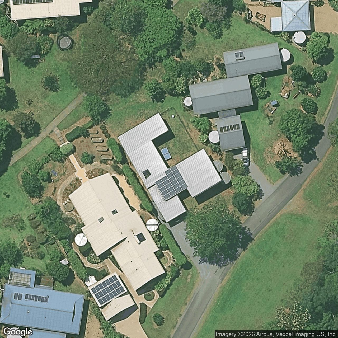 Aerial view of 6 Creek Way, Currumbin Valley QLD 4223