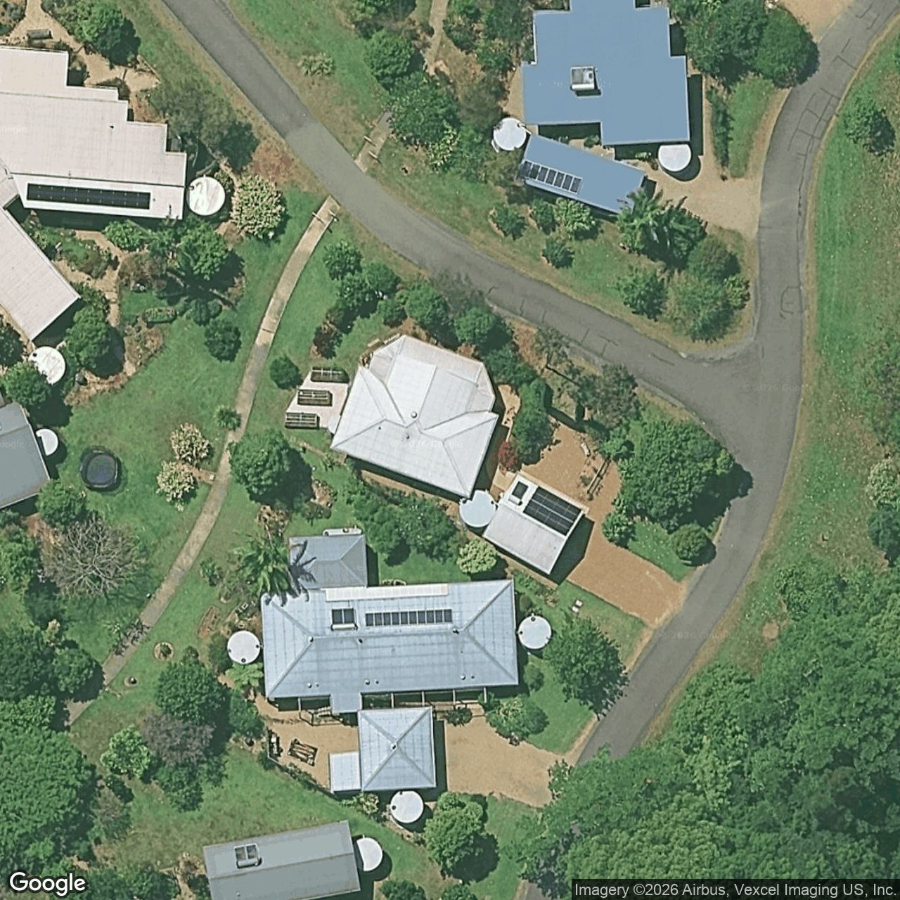 Aerial view of 12 Creek Way, Currumbin Valley QLD 4223