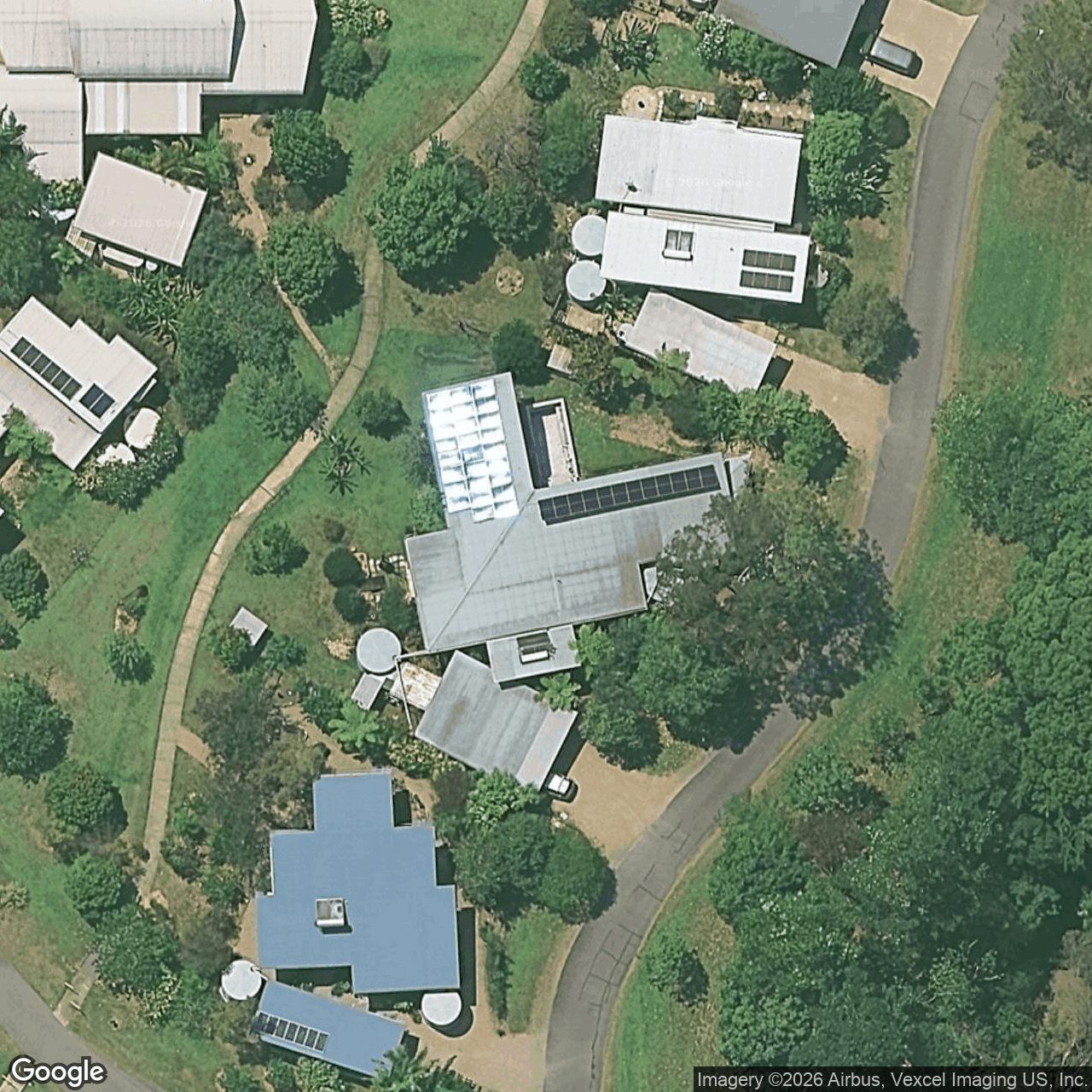 Aerial view of 16 Creek Way, Currumbin Valley QLD 4223