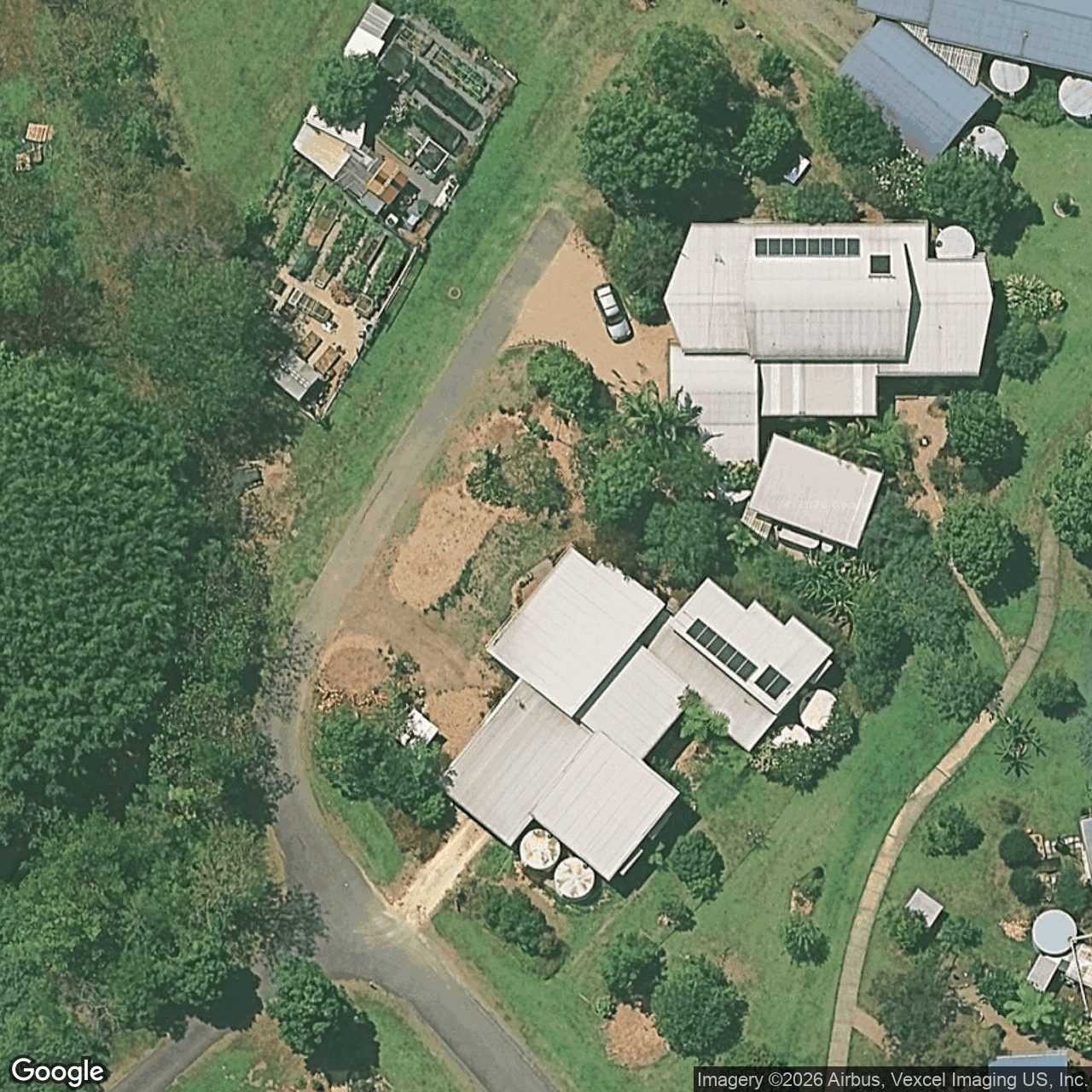 Aerial view of 1 Garden Row, Currumbin Valley QLD 4223