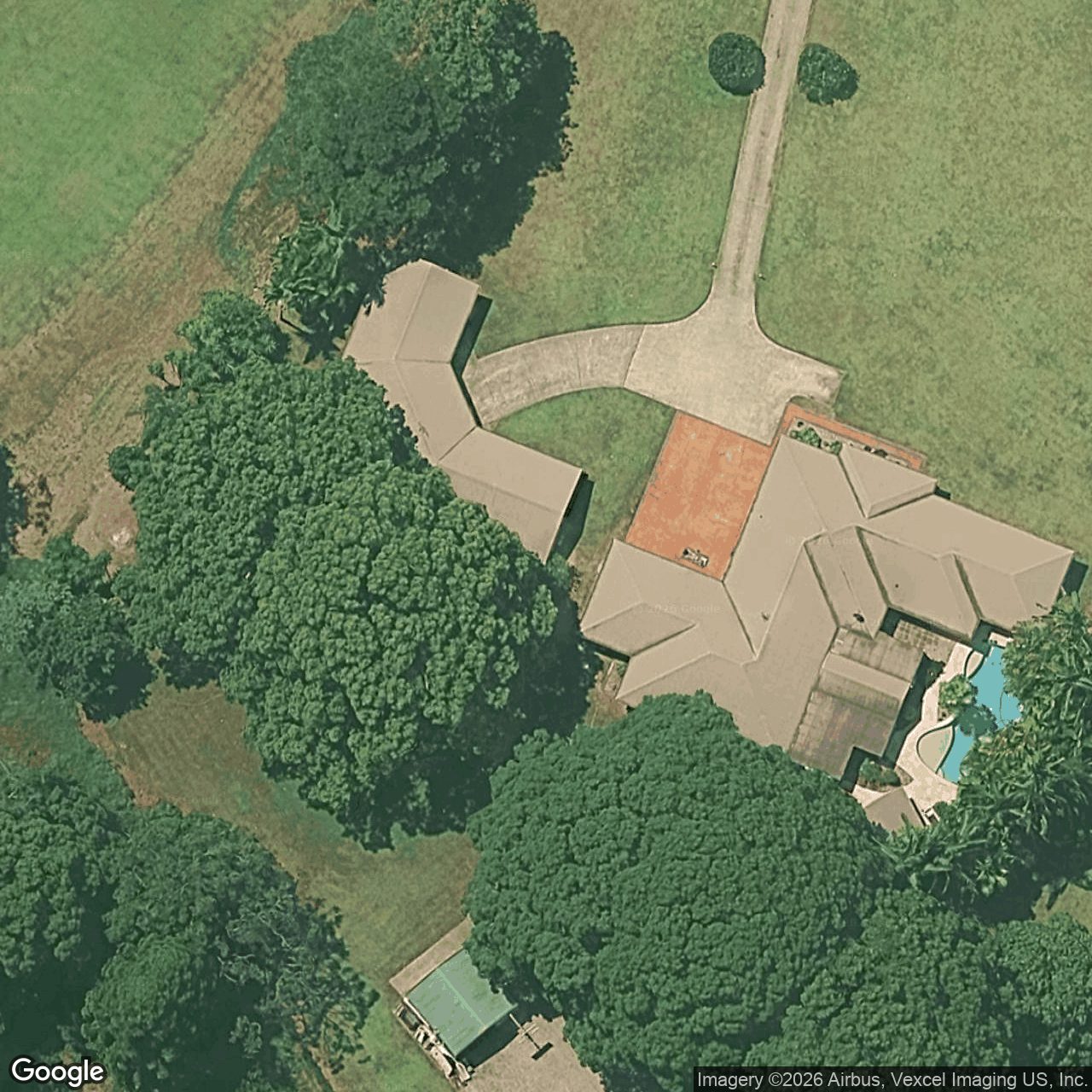 Aerial view of 537 Currumbin Creek Road, Currumbin Valley QLD 4223