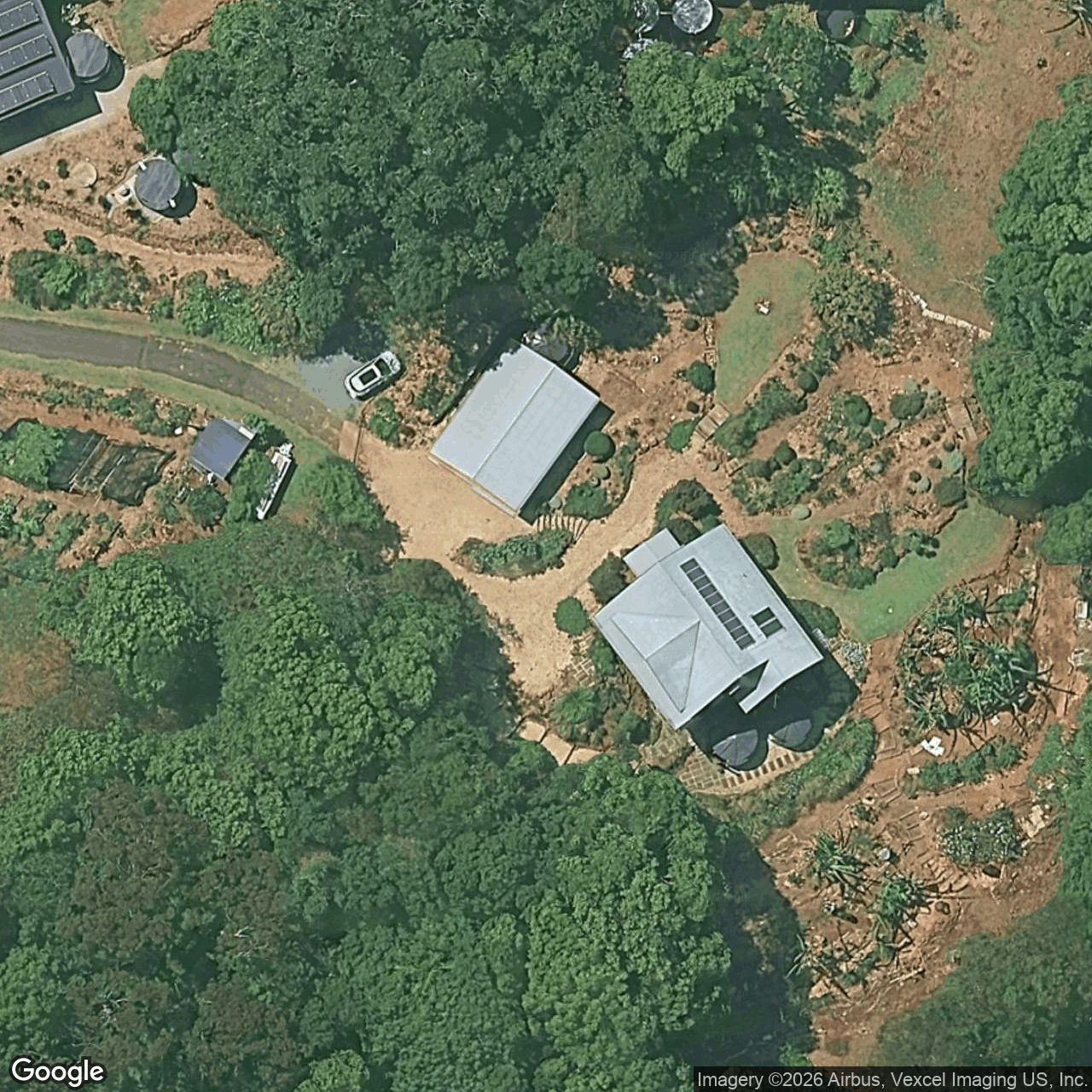 Aerial view of 2 Lemontree Lane, Currumbin Valley QLD 4223