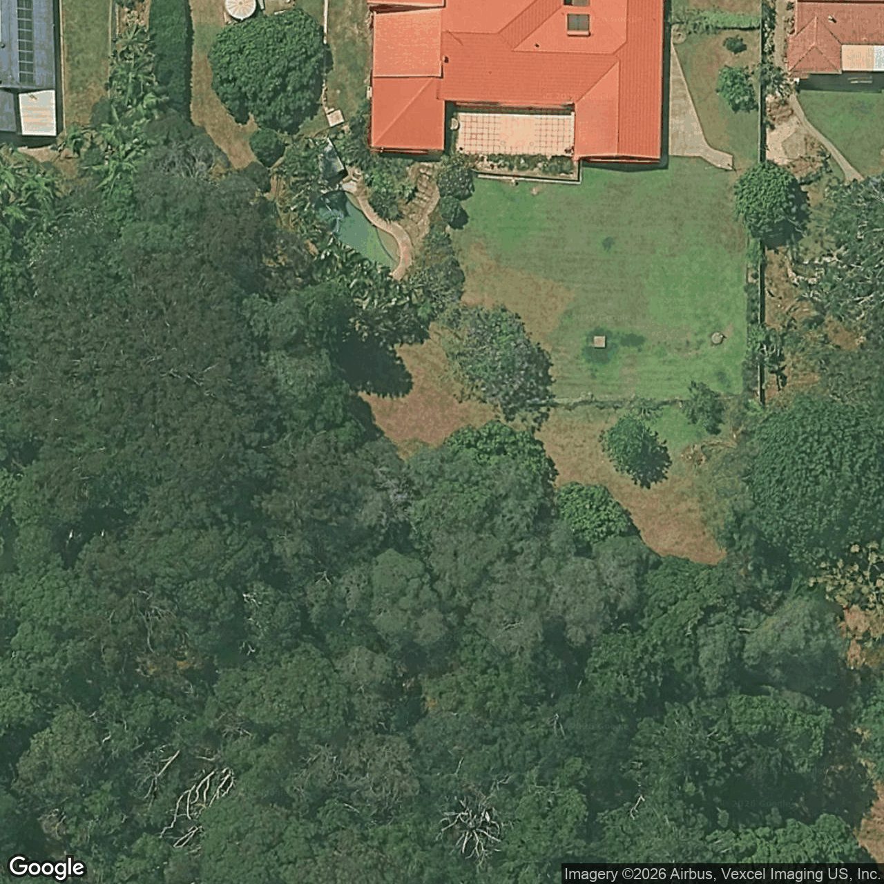Aerial view of 3 Bradman Drive, Currumbin Valley QLD 4223