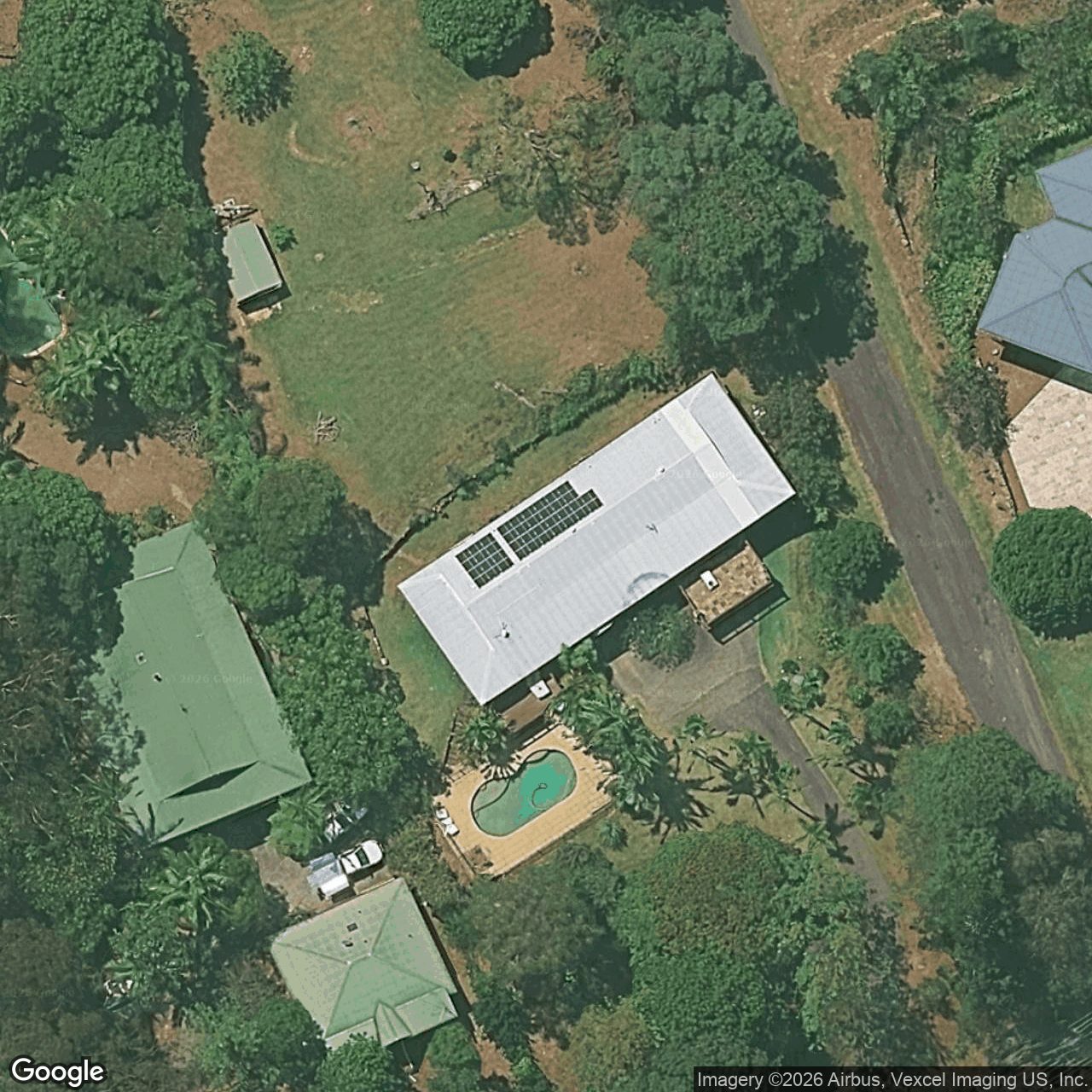 Aerial view of 22 Bradman Drive, Currumbin Valley QLD 4223