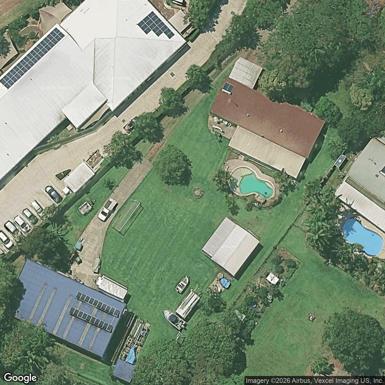 Aerial view of 4 Piggabeen Road, Currumbin Valley QLD 4223