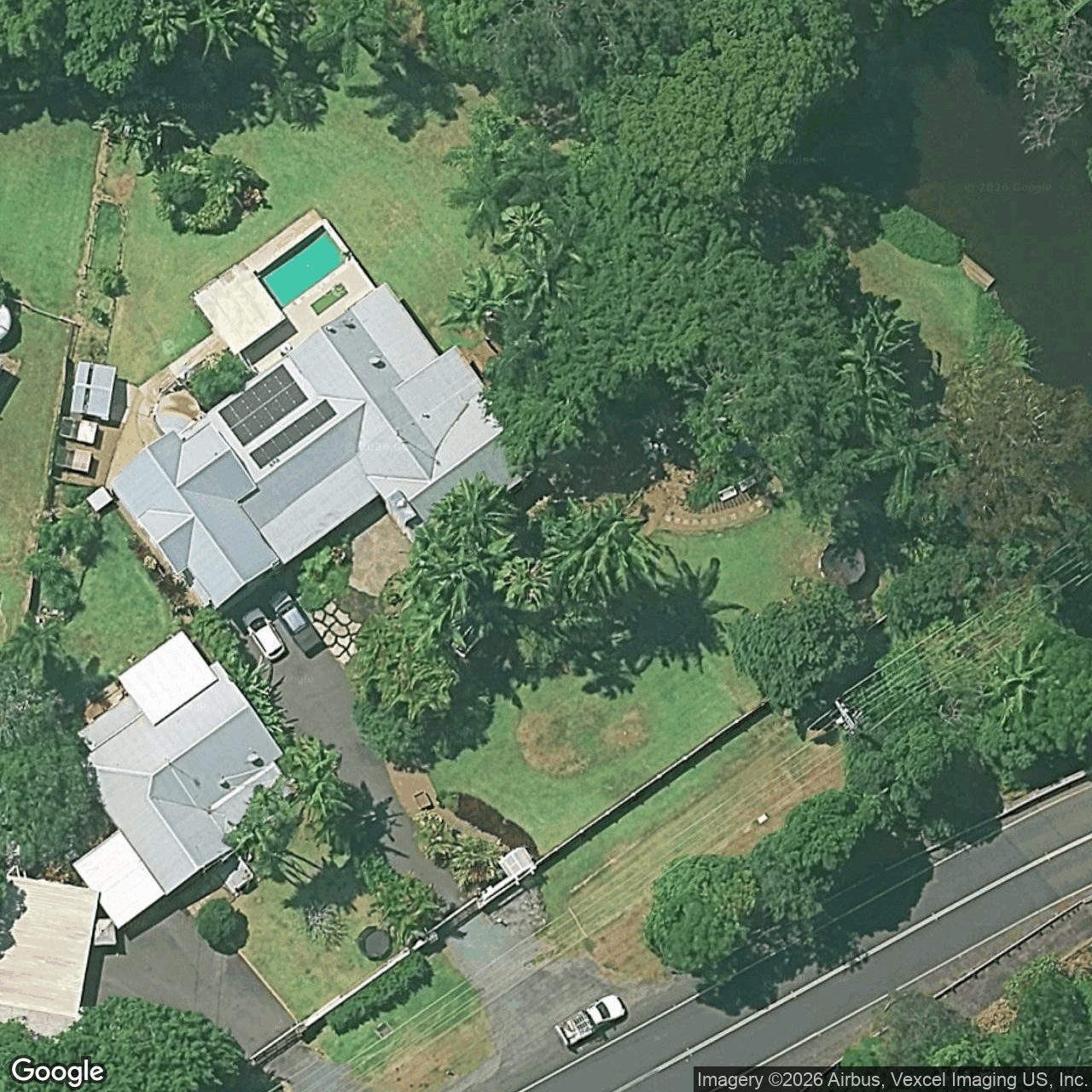 Aerial view of 718 Currumbin Creek Road, Currumbin Valley QLD 4223
